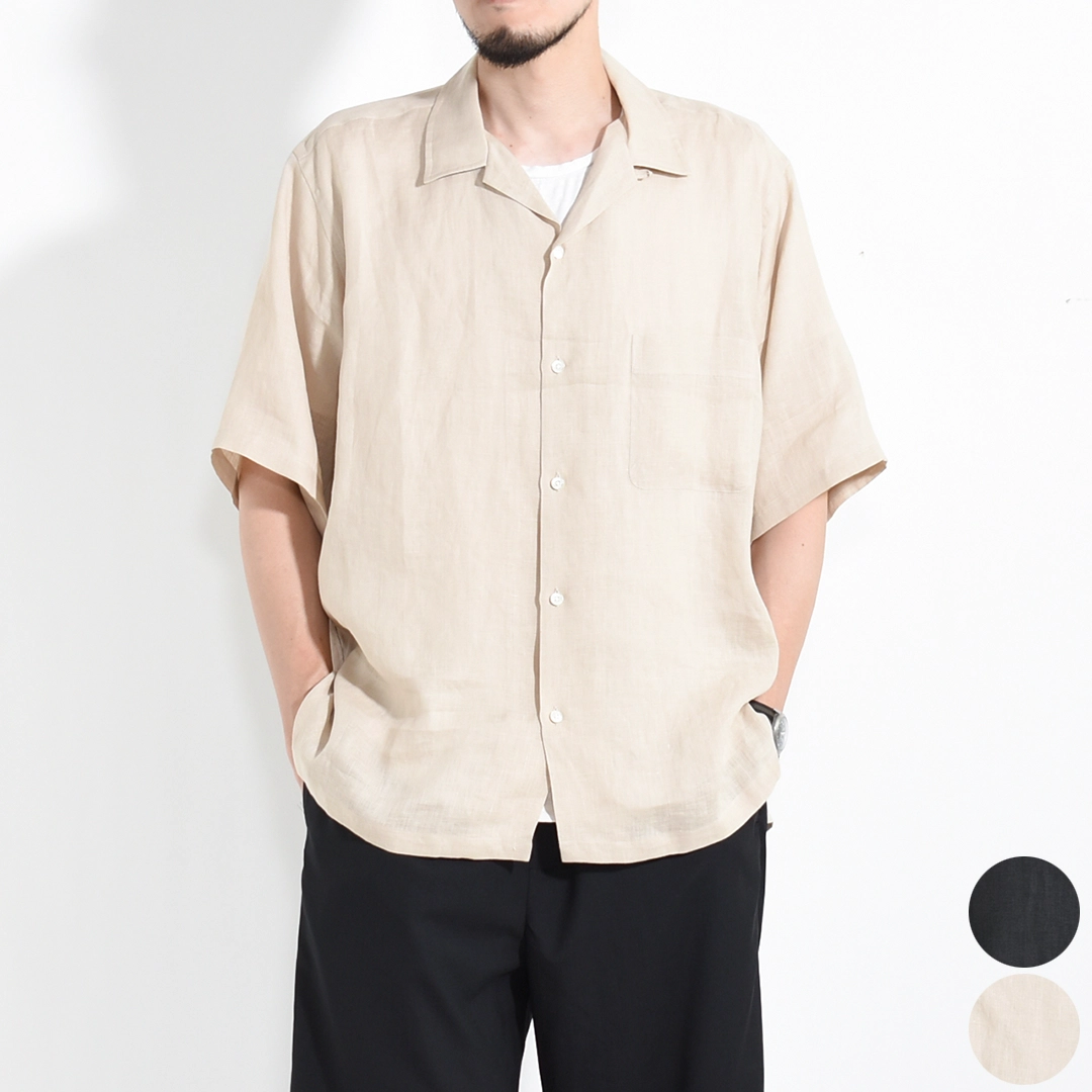 a25b05pt01c]MARKAWARE (マーカウェア) HEMP SHIRTING CLASSIC FIT TWO