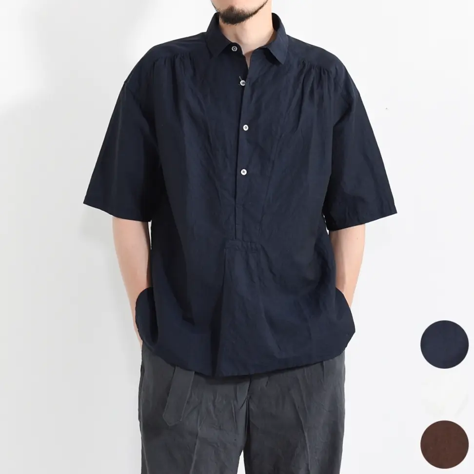 V16611]VERYTAGE(ベリーテイジ)Gather-Grandpashirts S/S (ギャザー