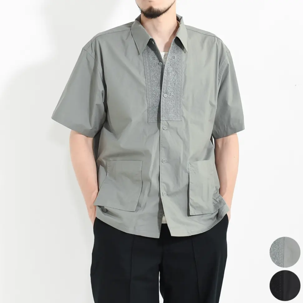 261OJ-SH13]OLD JOE(オールドジョー) Embroidered Front Havana Shirts