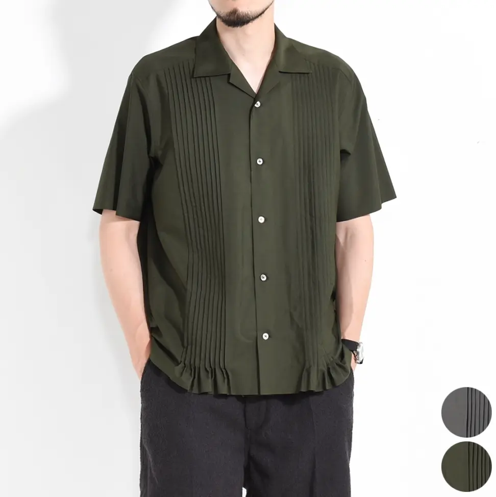 30% OFF】(km241sh02a)KIMURA(キムラ/木村)No Pinhole Shirt H/S(ノー