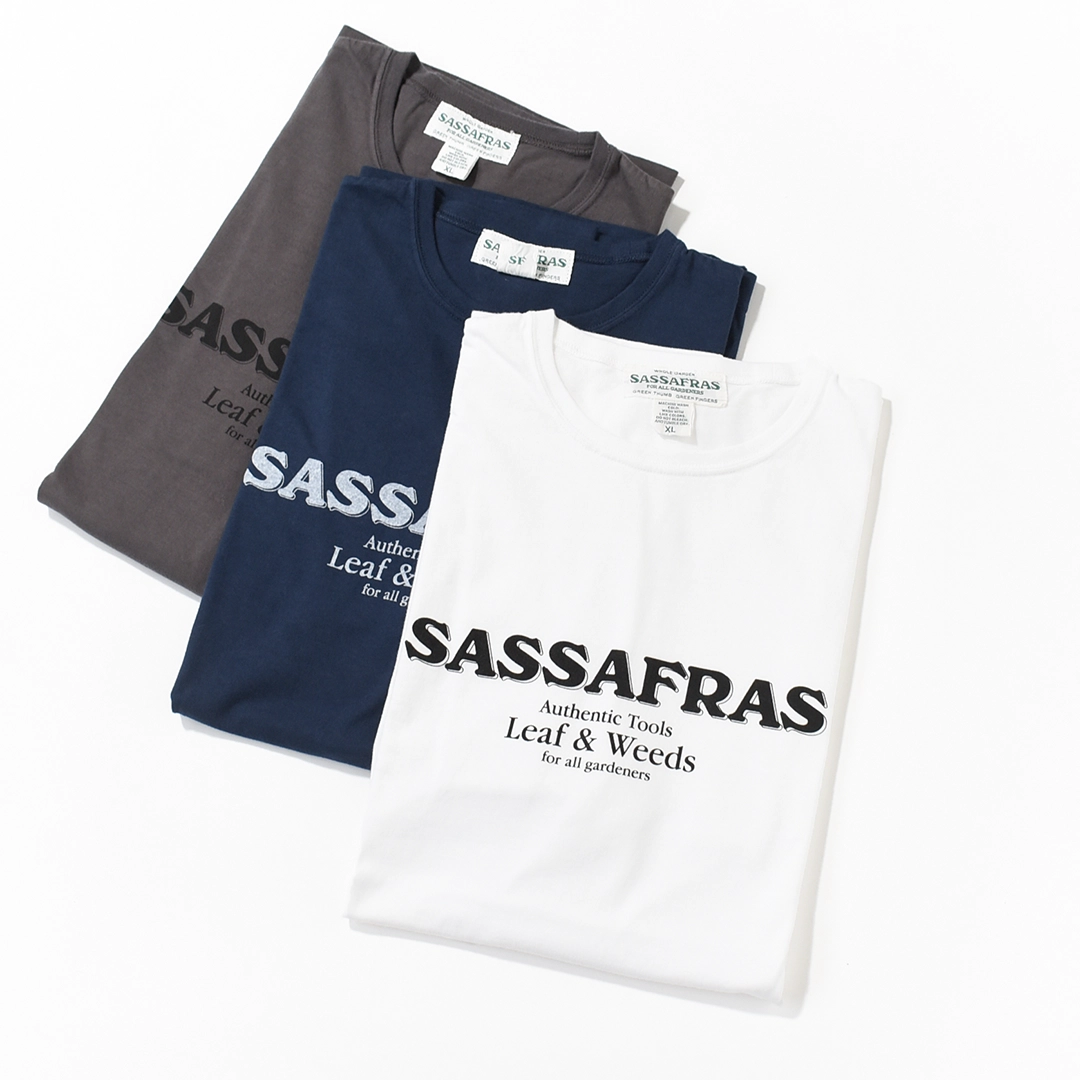 [SF-262367]SASSAFRAS (ササフラス) SF Leaf & Weeds T 1/2 (SF リーフ&ウィーズTシャツ)の商品画像