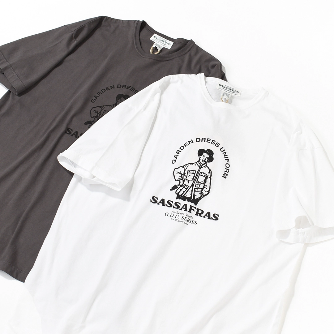 [SF-262369]SASSAFRAS(ササフラス) G.D.U.Bros T 1/2 (G.D.U ブロス Tシャツ)