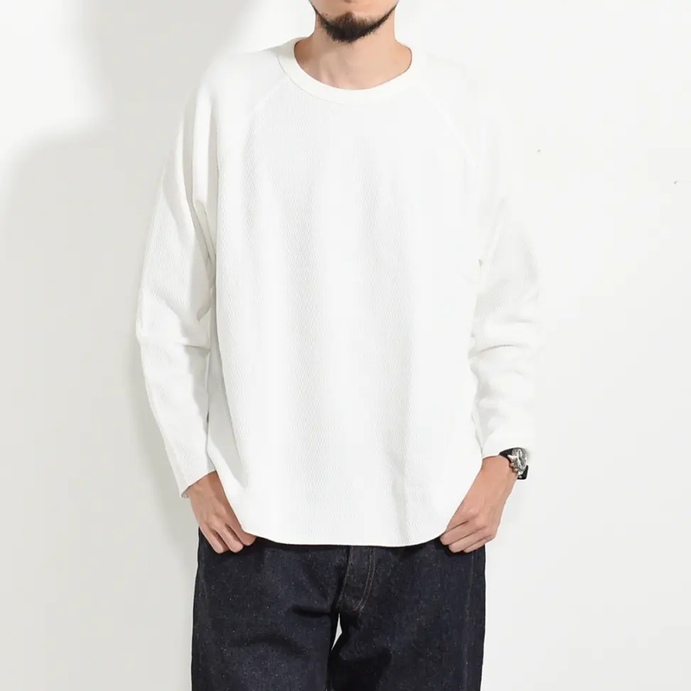 [ch1079] CHANGES (チェンジーズ) Thermal Tee(リメイクサーマルTシャツ)