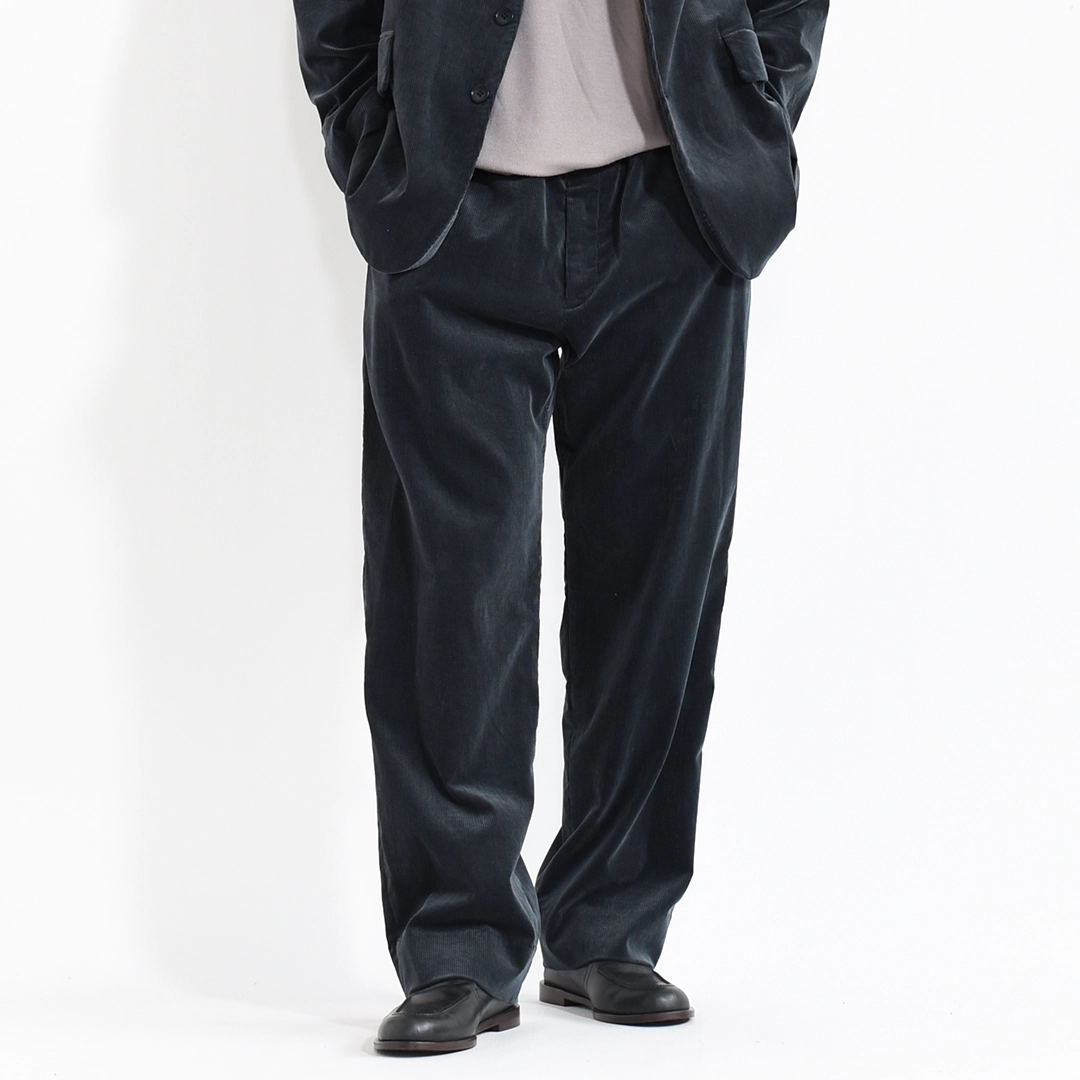 [KS26FPT03]KAPTAIN SUNSHINE(キャプテンサンシャイン) Cotton Corduroy Easy Trousers (コットンコーデュロイ イージートラウザーズ)