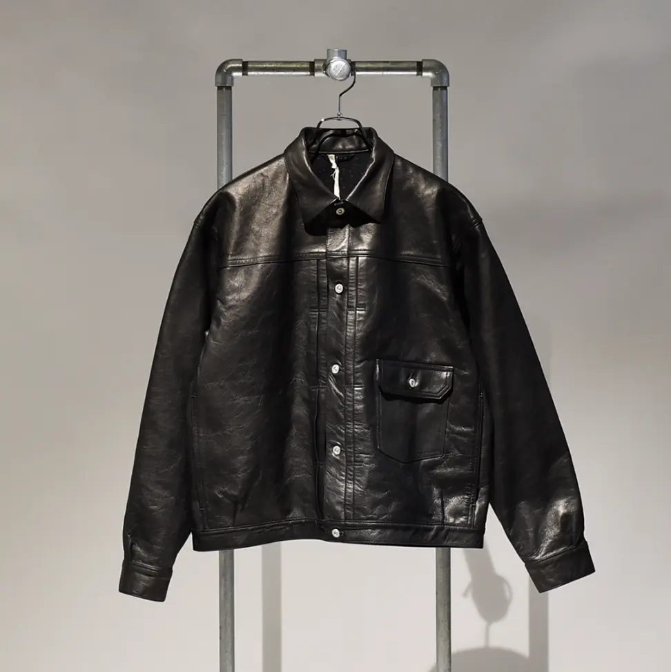 262OJ-JK17]OLD JOE(オールドジョー)Patina Horse-Hide Riveted Jacket
