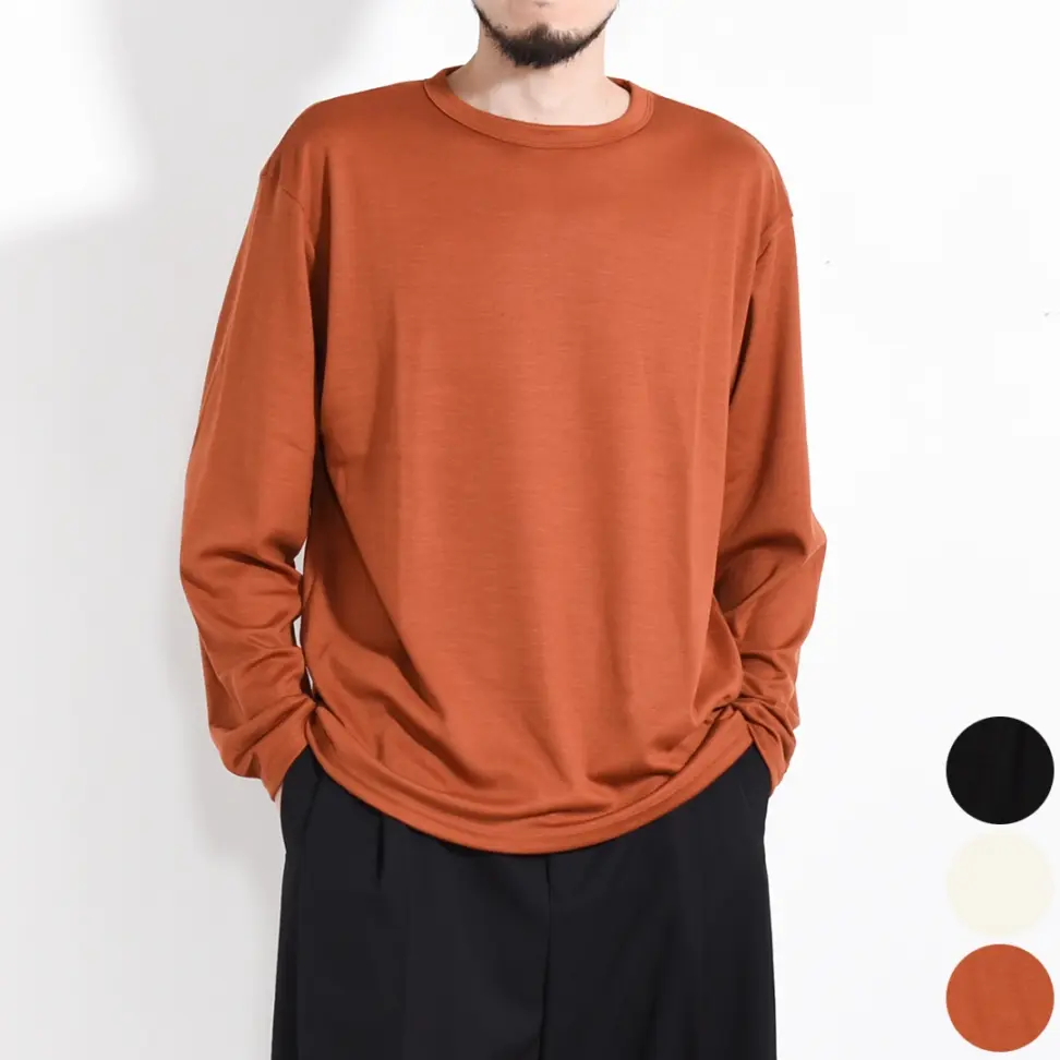 [BO-26FW-CS01] BOHYA (ボーヤ) Sophie Tee (ソフィーT/ウールTシャツ)の商品画像