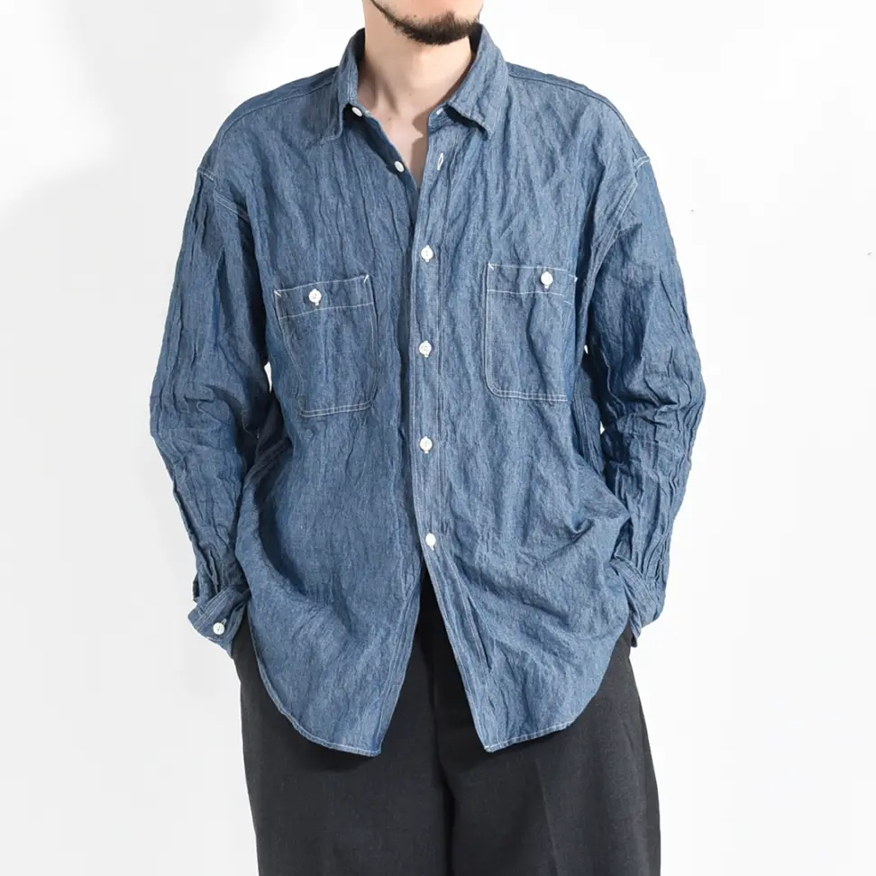 m26b15pt02e]marka(マーカ) Organic Cotton Gabardine Two Tuck