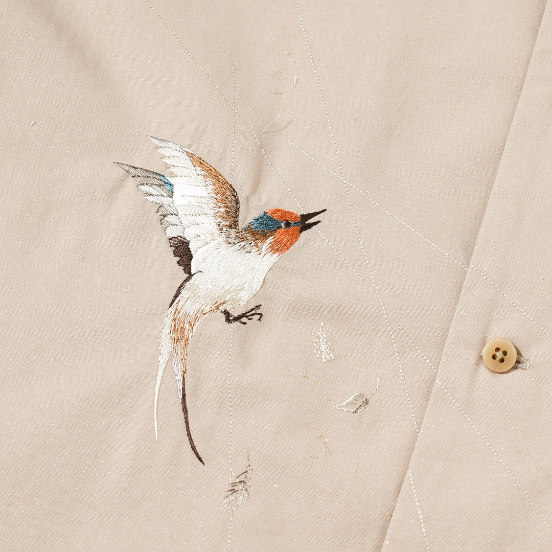 251OJ-SH14)OLD JOE(オールドジョー)SILK NEP CLOTH SOUVENIR SHIRT