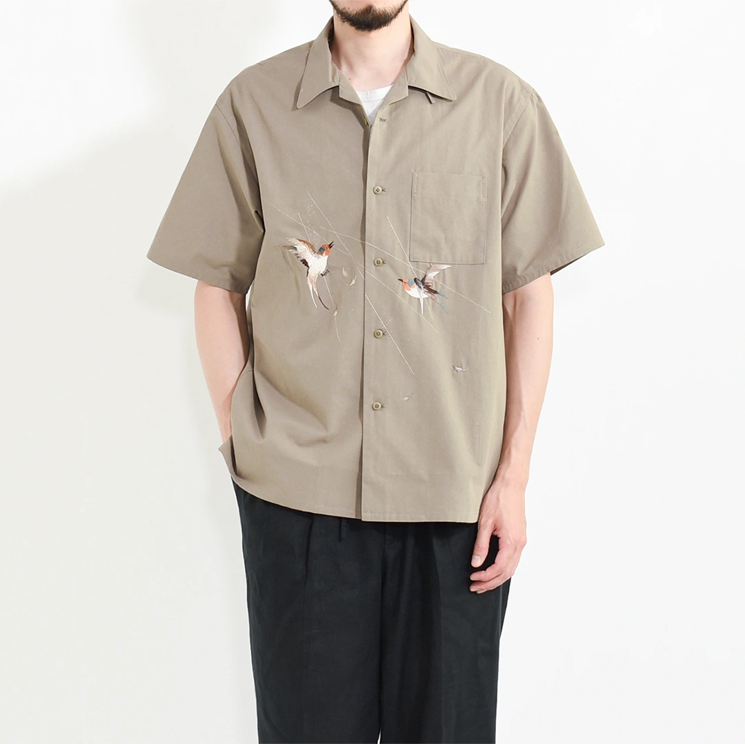 251OJ-SH14)OLD JOE(オールドジョー)SILK NEP CLOTH SOUVENIR SHIRT