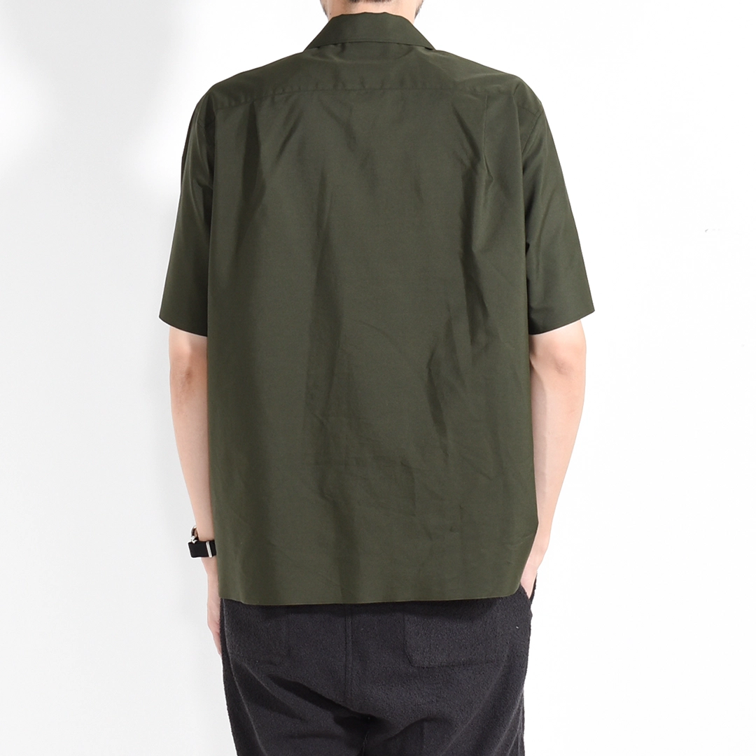 [km261sh01a]KIMURA(キムラ/木村)Tuck Cuba H/S Shirt(タックキューバ半袖シャツ)の商品画像