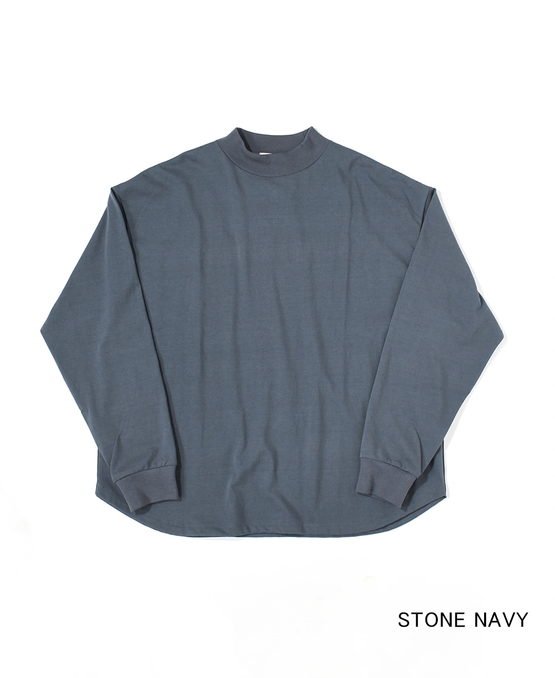 【30% OFF】[ALV-00137]alvana(アルヴァナ) 空紡 MIDLE NECK ROUND L/S TEE SHIRTS(空紡天竺 ミドルネックラウンドロングスリーブTシャツ)【WINTER SALE】の商品画像