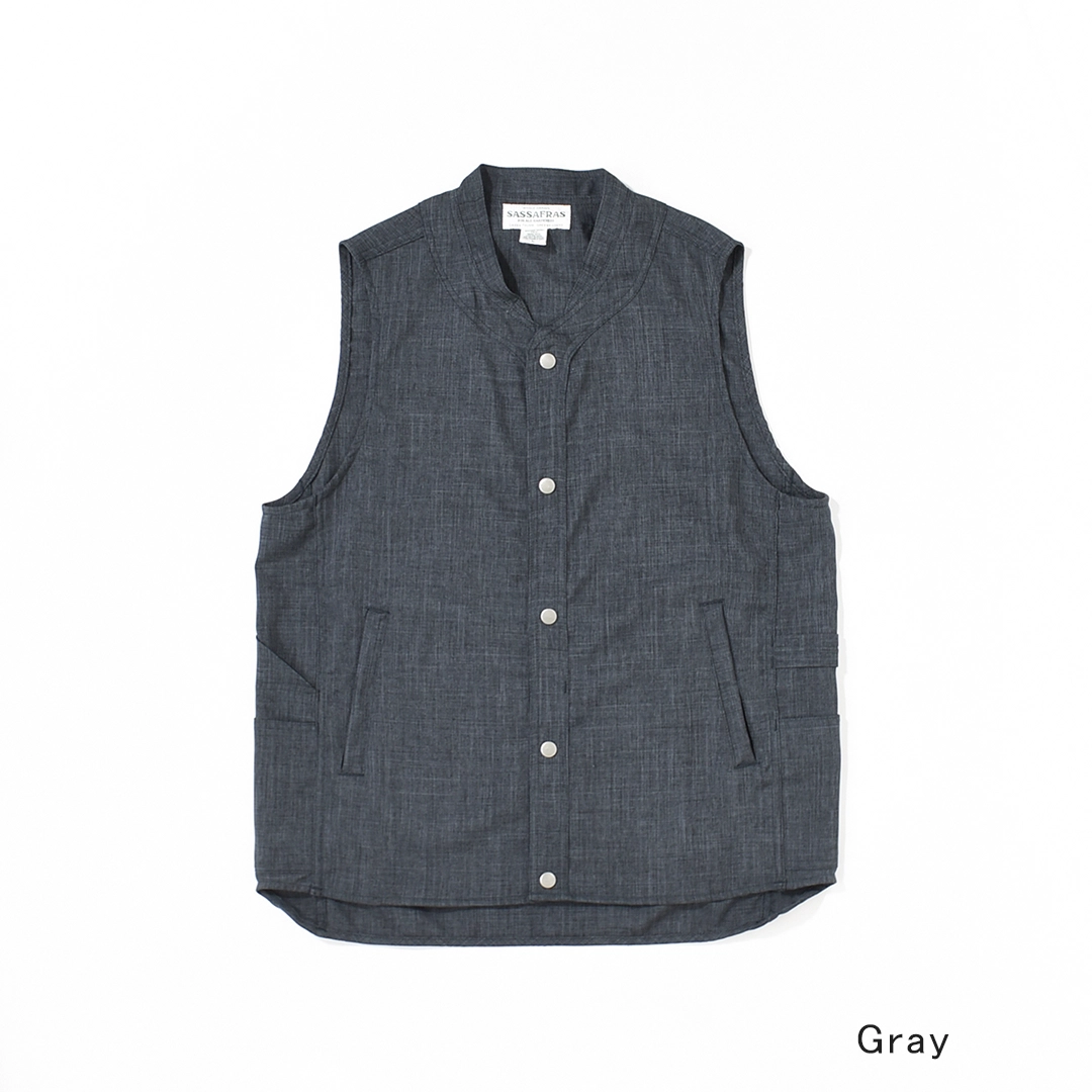 SF-262328]SASSAFRAS(ササフラス) Vase Wall Gardener Vest (ベース