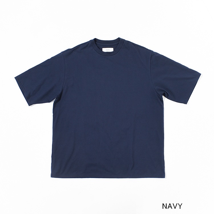 m25b10cs01b]marka(マーカ) 40/2 ORGANIC COTTON KNIT CREW NECK