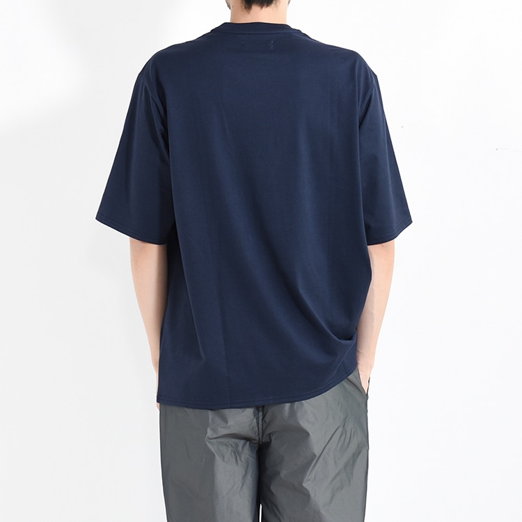 m25b10cs01b]marka(マーカ) 40/2 ORGANIC COTTON KNIT CREW NECK