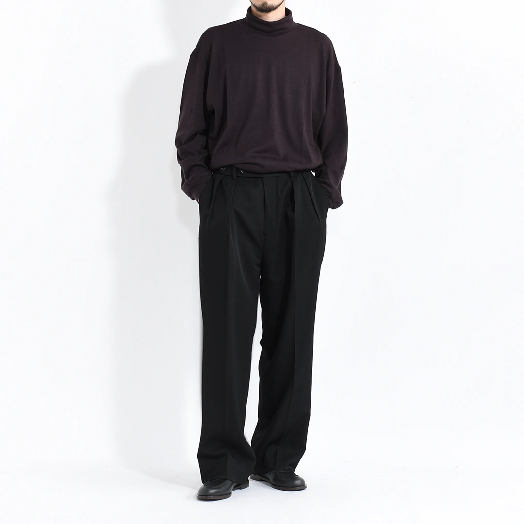 UPT69-KC217]ULTERIOR(アルテリア)VINTAGE SOFT GABARDINE TUCKED