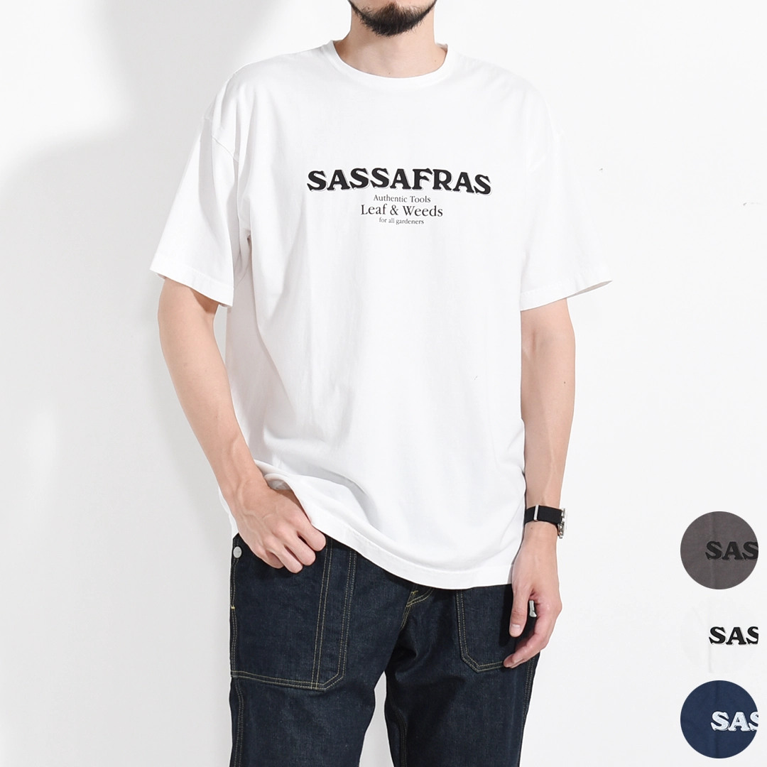 [SF-262367]SASSAFRAS (ササフラス) SF Leaf & Weeds T 1/2 (SF リーフ&ウィーズTシャツ)の商品画像