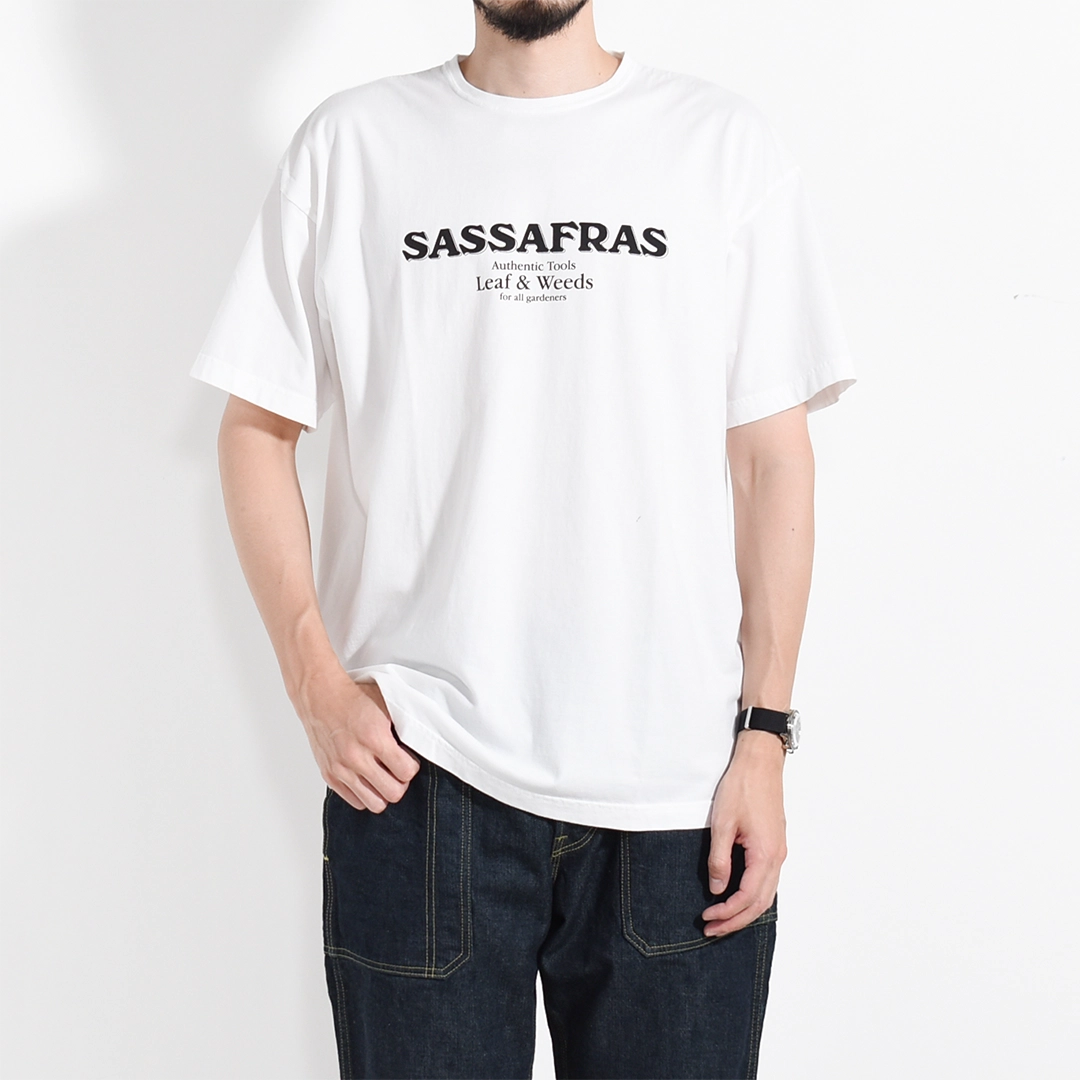 [SF-262367]SASSAFRAS (ササフラス) SF Leaf & Weeds T 1/2 (SF リーフ&ウィーズTシャツ)の商品画像