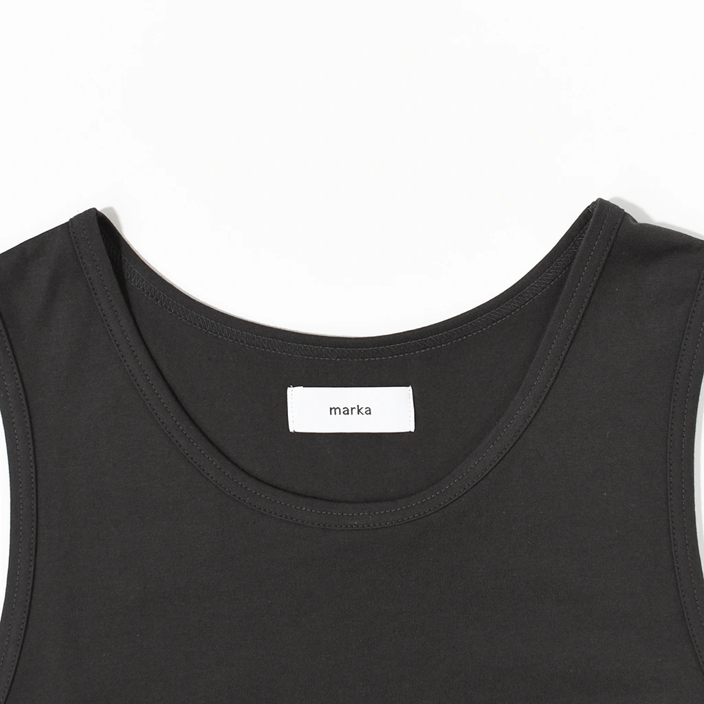 【20% OFF】[m25b10cs02a]marka(マーカ) 40/2 ORGANIC COTTON KNIT TANK TOP(オーガニックコットン26G天竺タンクトップ)【SUMMER SALE】の商品画像