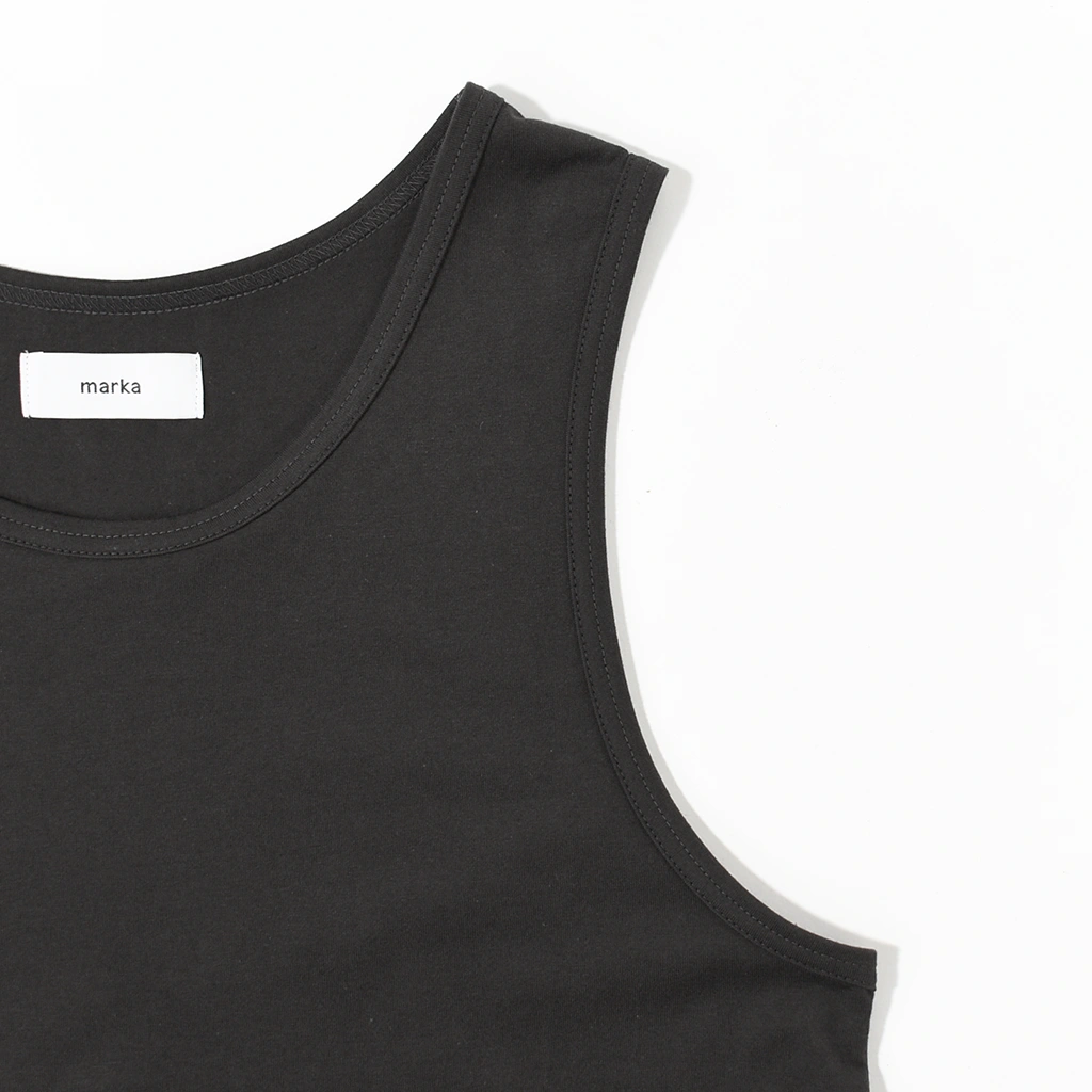 【20% OFF】[m25b10cs02a]marka(マーカ) 40/2 ORGANIC COTTON KNIT TANK TOP(オーガニックコットン26G天竺タンクトップ)【SUMMER SALE】の商品画像