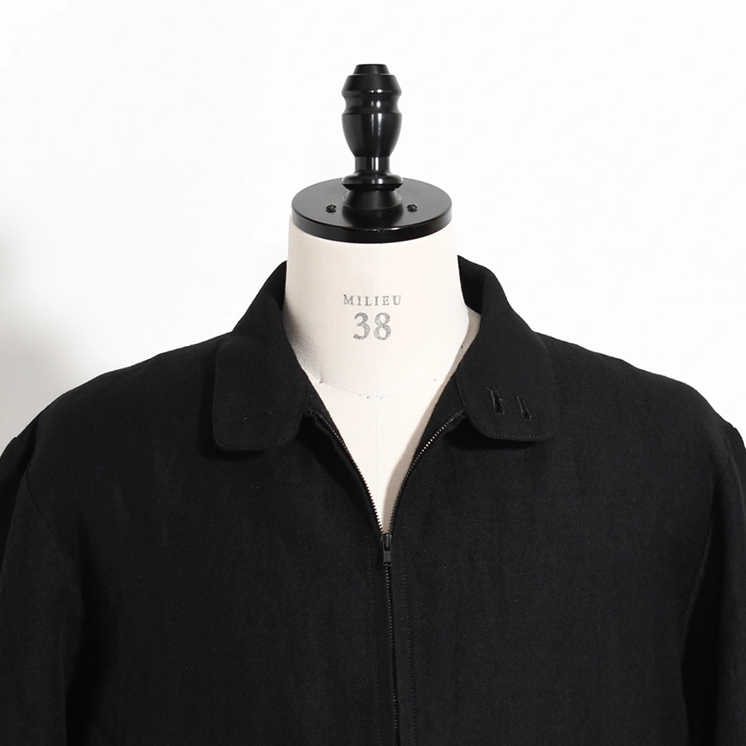 (60-88-IO)Ithe(イザ)Wool Linen Blouson(ウールリネンブルゾン/スウィングトップ)の商品画像