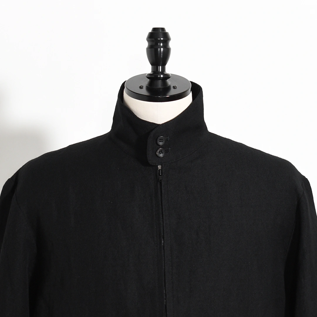 (60-88-IO)Ithe(イザ)Wool Linen Blouson(ウールリネンブルゾン/スウィングトップ)の商品画像