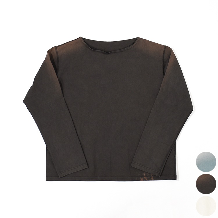 50% OFF】[2401020M]concause(コンコース)FADE BOAT NECK LONG SLEEVE