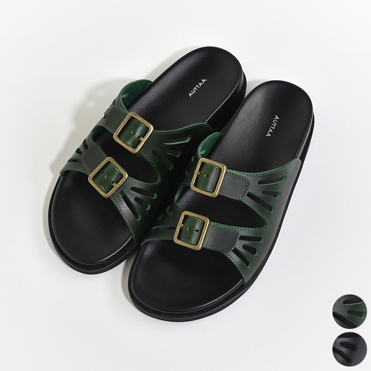 [au-01-91]AUTTAA(アウッタ)Double Buckles Sandals(ダブルバックルサンダル)の商品画像