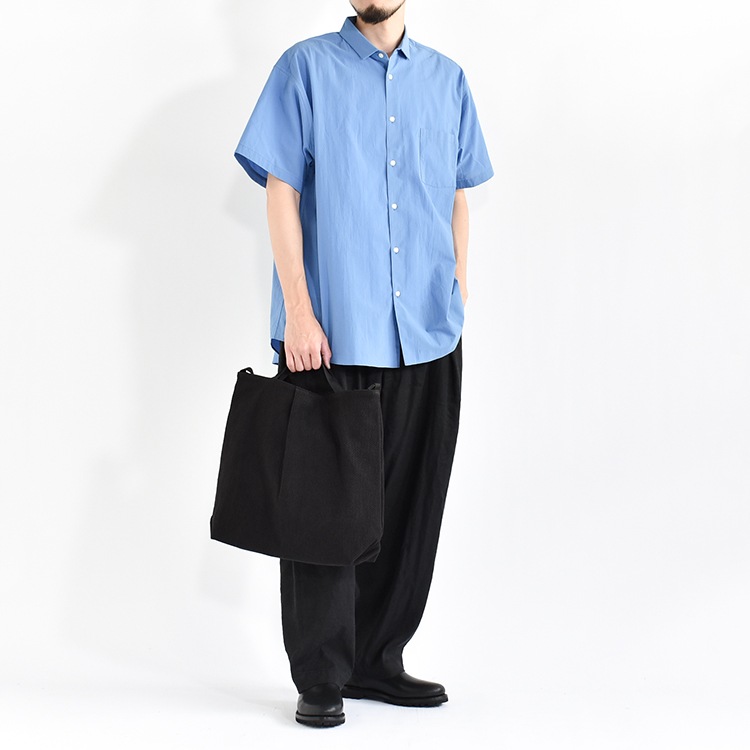 colina コリーナ 刺し子 Wタックパンツ sサイズ ダークネイビー