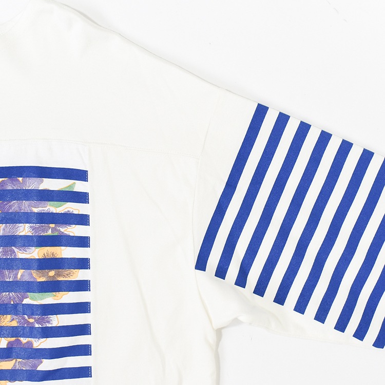 [CH1055] CHANGES (チェンジーズ) REMAKE PRINT BASQUE TEE (リメイクプリントバスクTシャツ)の商品画像