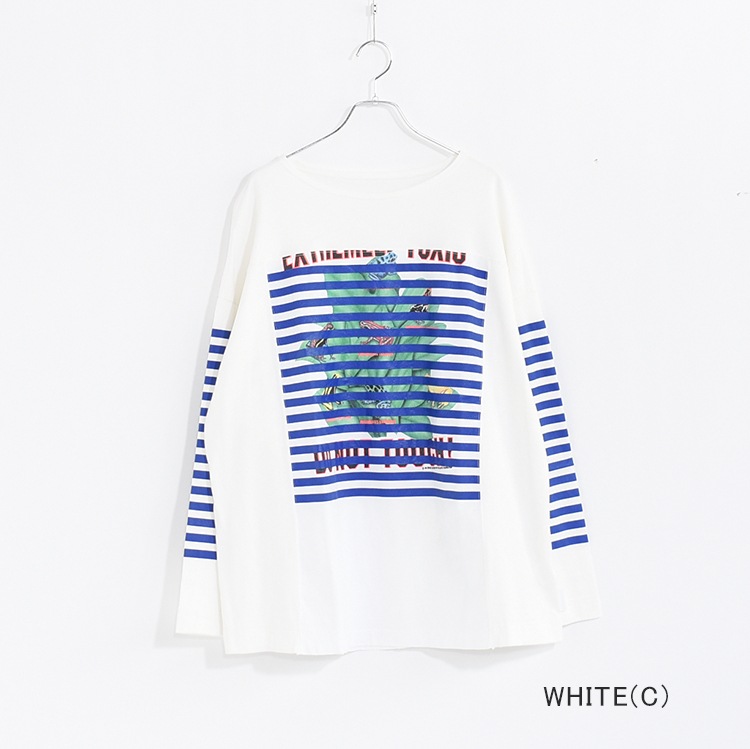 [CH1055] CHANGES (チェンジーズ) REMAKE PRINT BASQUE TEE (リメイクプリントバスクTシャツ)の商品画像