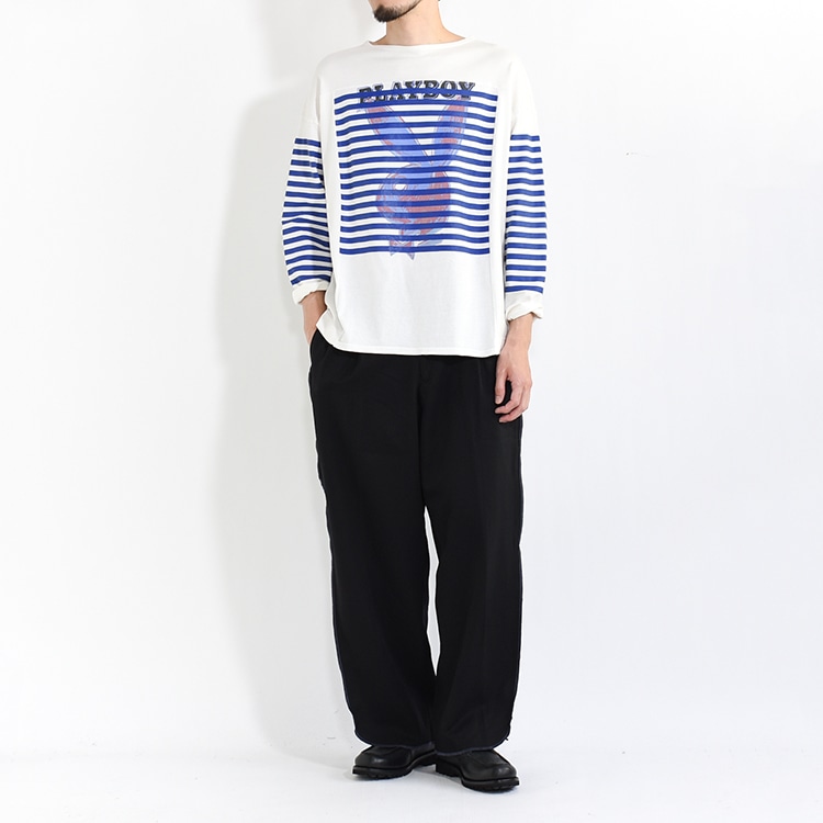 [CH1055] CHANGES (チェンジーズ) REMAKE PRINT BASQUE TEE (リメイクプリントバスクTシャツ)の商品画像