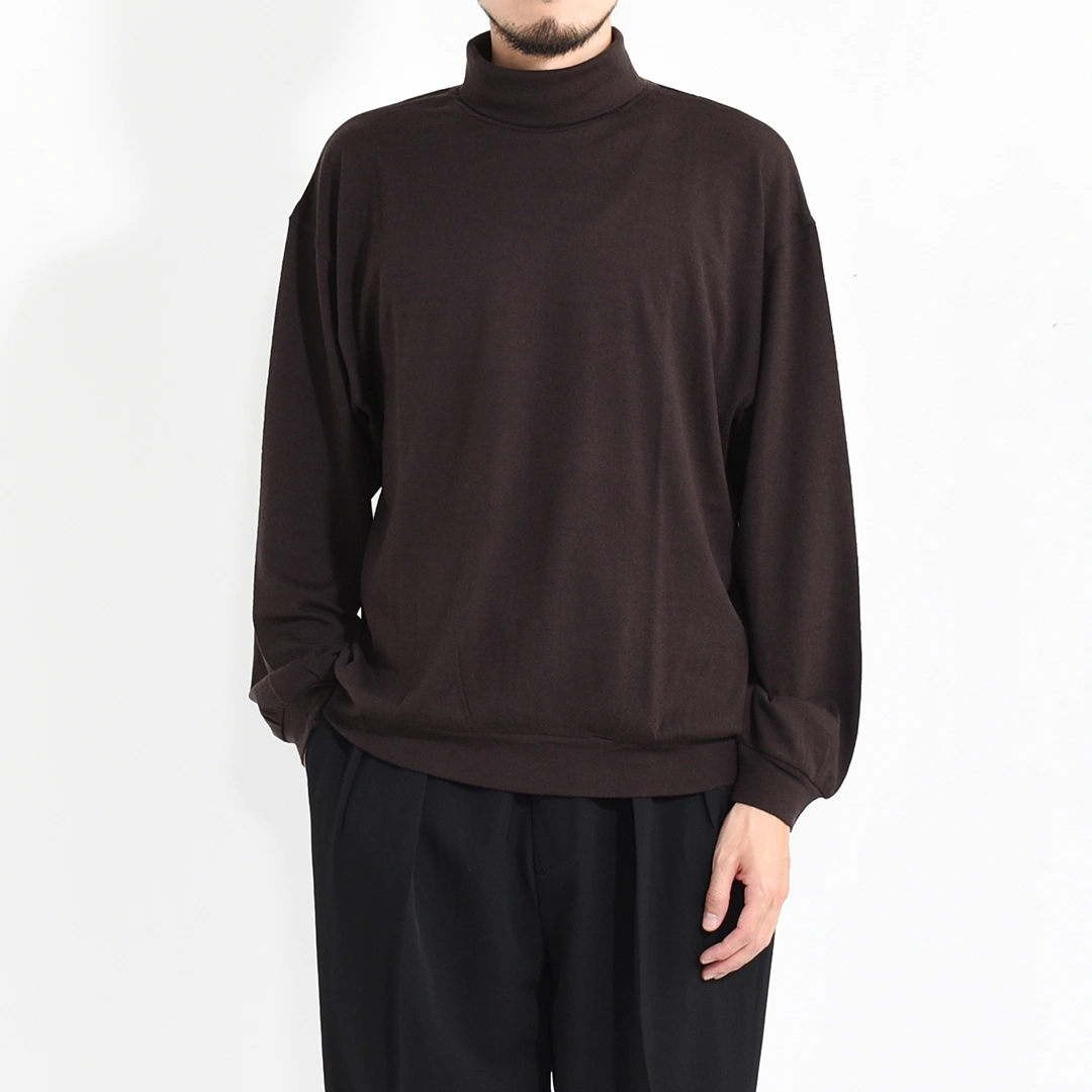 トップス ULTERIOR ULTERIOR / MELANGE CHAIN TWILL ZIP UP SH