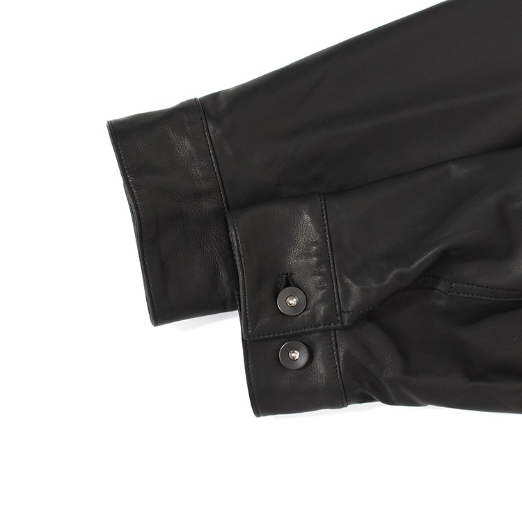 30% OFF】[m25c09bl01c]marka(マーカ) Sheep Leather Leather Trucker