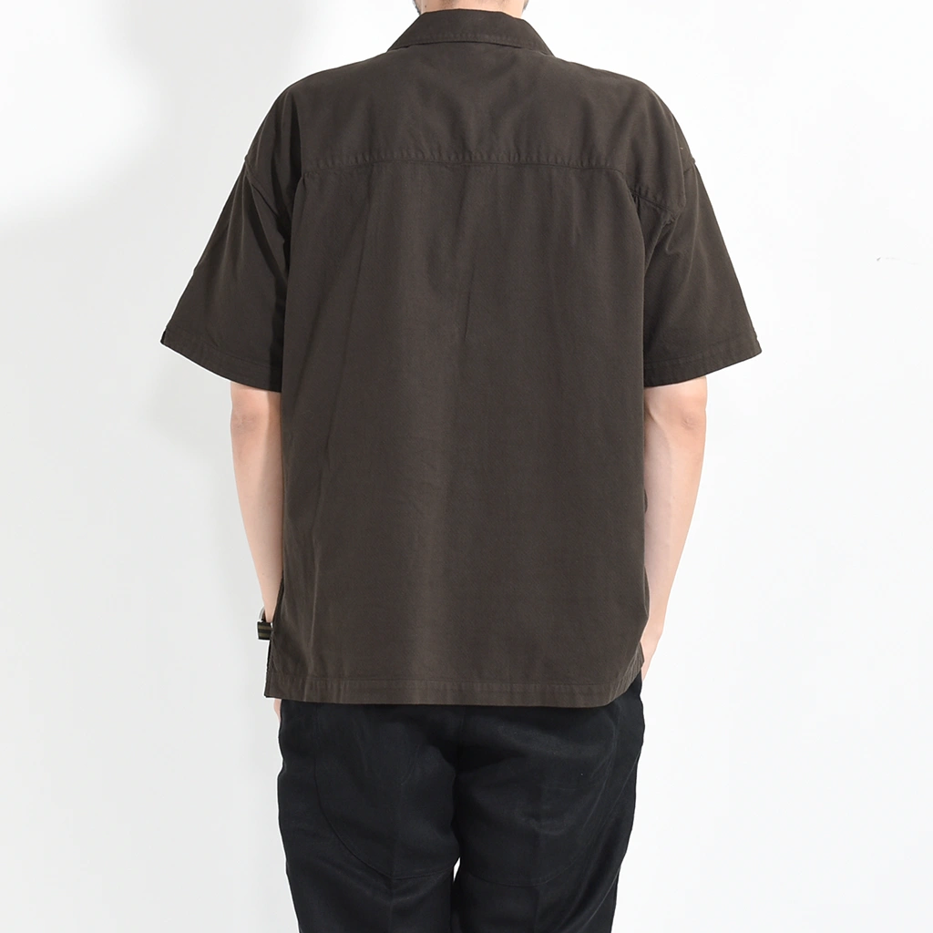 (251OJ-SH12)OLD JOE(オールドジョー)ASYMMETRY FRONT TUNIC SHIRTS (Short-Sleeve) / (アシンメトリーフロントチュニックシャツショートスリーブ)の商品画像