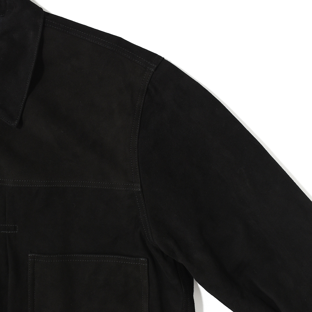 30% OFF】[m25c10bl01c]marka(マーカ) Goat Suede Suede Trucker