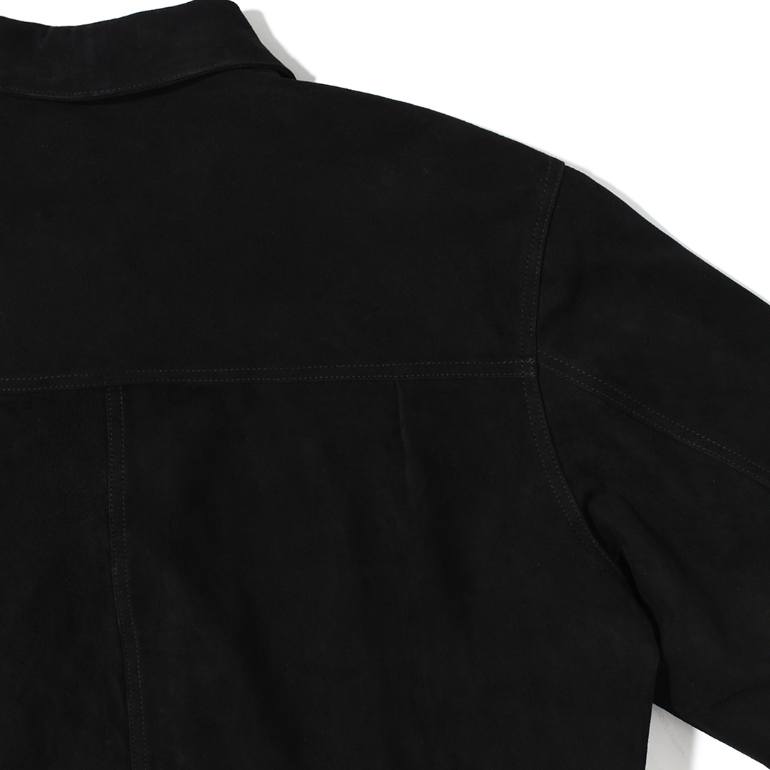 30% OFF】[m25c10bl01c]marka(マーカ) Goat Suede Suede Trucker