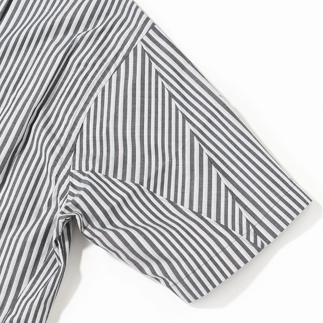 [S-008A-SS-1]SUNNY ELEMENT(サニーエレメント)Sleeping Shirt S/S(スリーピングシャツ半袖/ストライプ)の商品画像