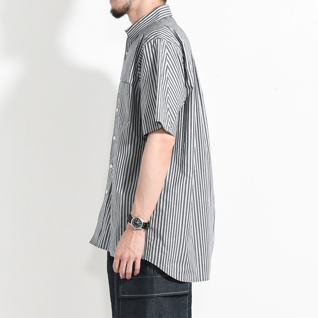 [S-008A-SS-1]SUNNY ELEMENT(サニーエレメント)Sleeping Shirt S/S(スリーピングシャツ半袖/ストライプ)の商品画像