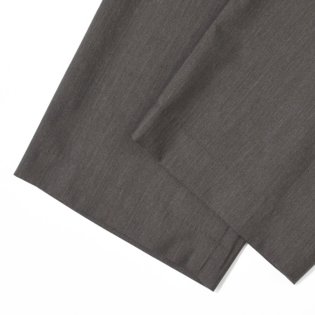 [m26c01pt01c]marka(マーカ) 2/60 Wool Tropical Melange Double Pleated Military Trousers(ウールトロピカルメランジダブルプリーテッドミリタリートラウザーズ)の商品画像
