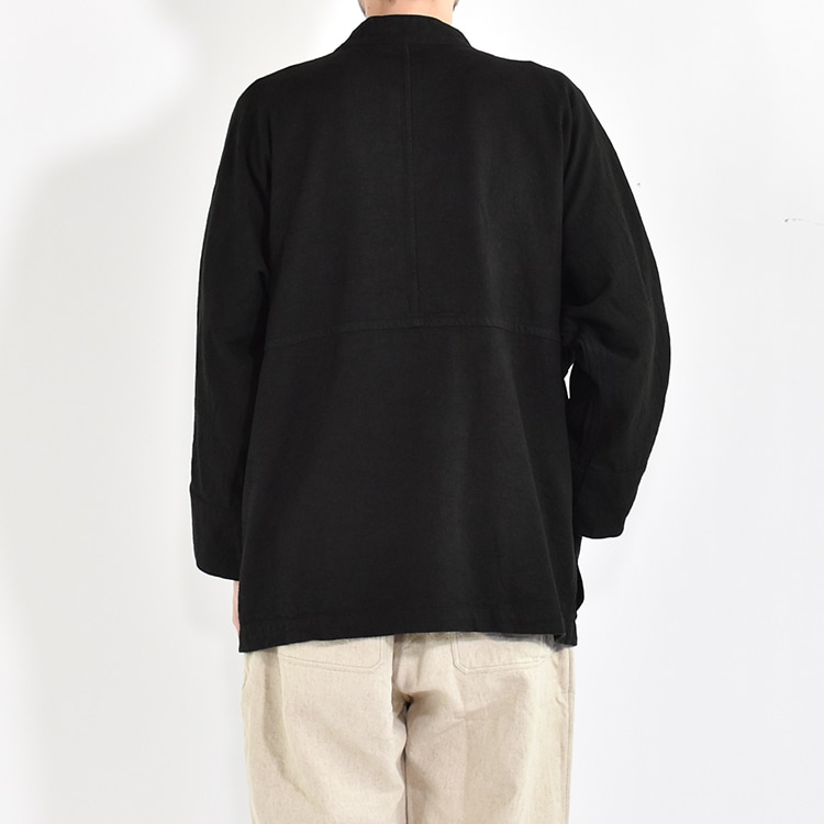 【美品】MITTAN/ミッタン/JK-02ロングジャケット/綿麻/サイズ1/瓶覗 MITTAN JK-02 ロングジャケット(瓶覗)