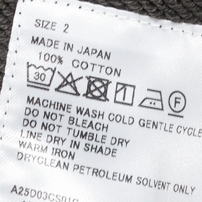a25d03cs01c]MARKAWARE (マーカウェア)Organic Cotton Heavy Fleece