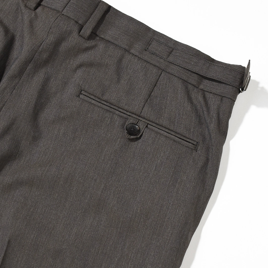 [m26c01pt02c]marka(マーカ) 2/60 Wool Tropical Melange Regular Fit Straight Trousers(ウールトロピカルメランジレギュラーフィットストレートトラウザーズ)の商品画像