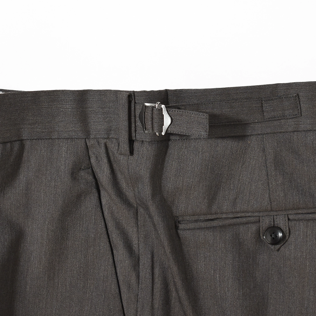 [m26c01pt02c]marka(マーカ) 2/60 Wool Tropical Melange Regular Fit Straight Trousers(ウールトロピカルメランジレギュラーフィットストレートトラウザーズ)の商品画像