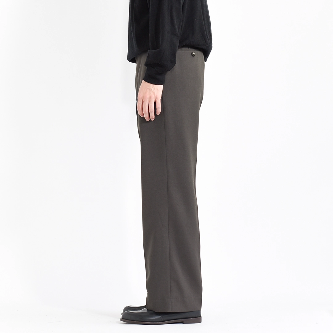 [m26c01pt02c]marka(マーカ) 2/60 Wool Tropical Melange Regular Fit Straight Trousers(ウールトロピカルメランジレギュラーフィットストレートトラウザーズ)の商品画像