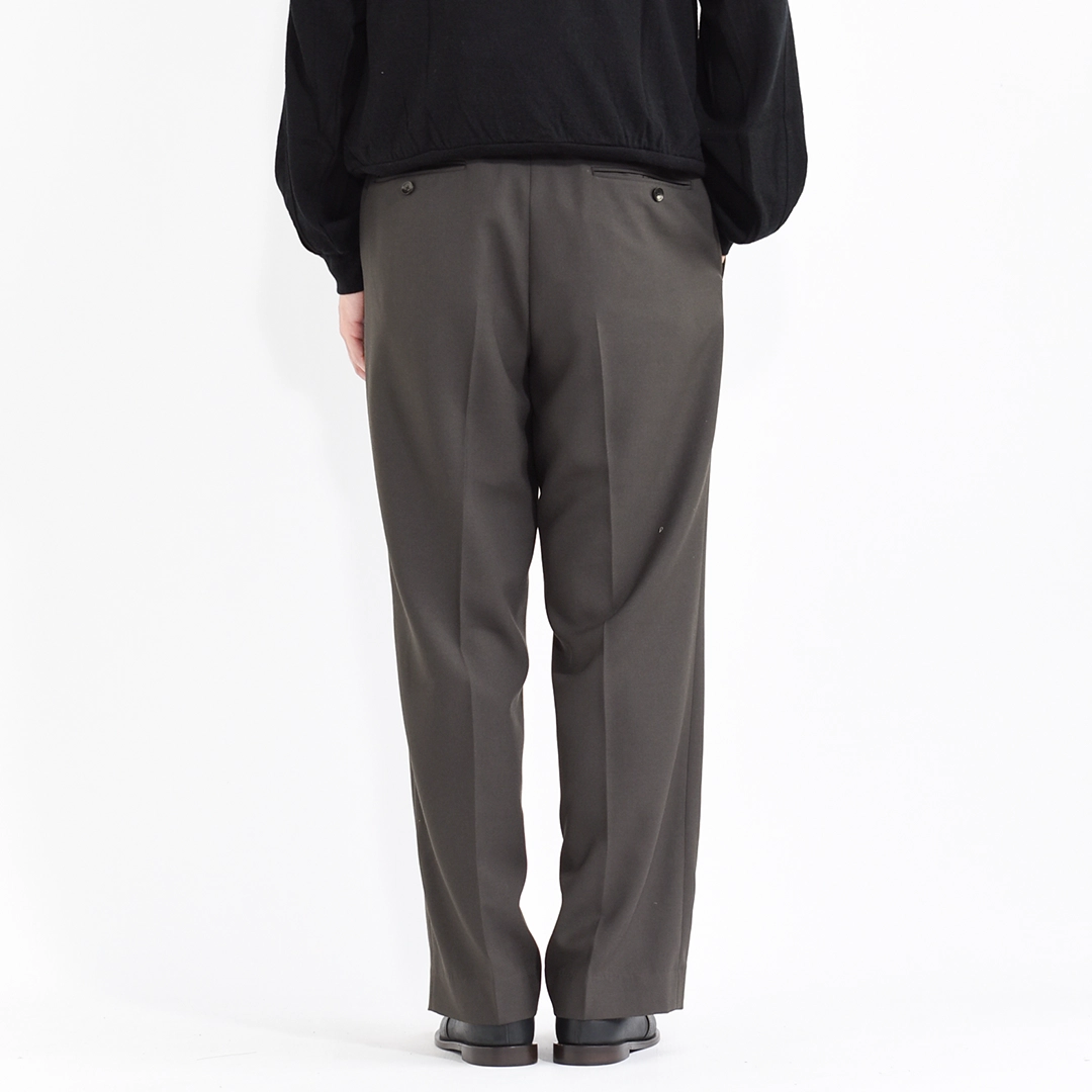 [m26c01pt02c]marka(マーカ) 2/60 Wool Tropical Melange Regular Fit Straight Trousers(ウールトロピカルメランジレギュラーフィットストレートトラウザーズ)の商品画像