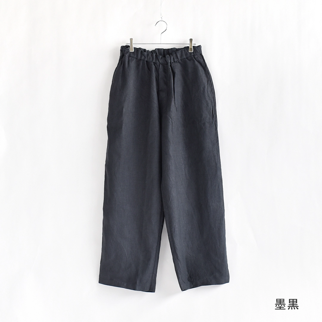 MITTAN ミッタン 麻100% ワイドパンツ サイズ3 PT-70 23AW PT-112]MITTAN(ミタン/ミッタン)大麻ワイド 厚/ワイドパンツ | MITTAN
