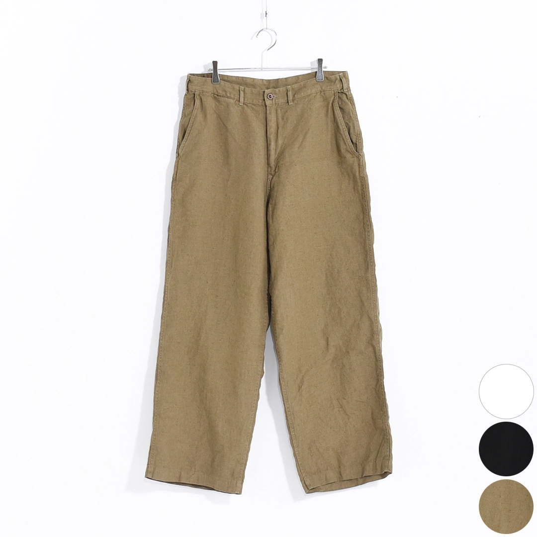 m26a19pt01c]marka(マーカ) 18/- Linen Canvas / U.S.Army Pants