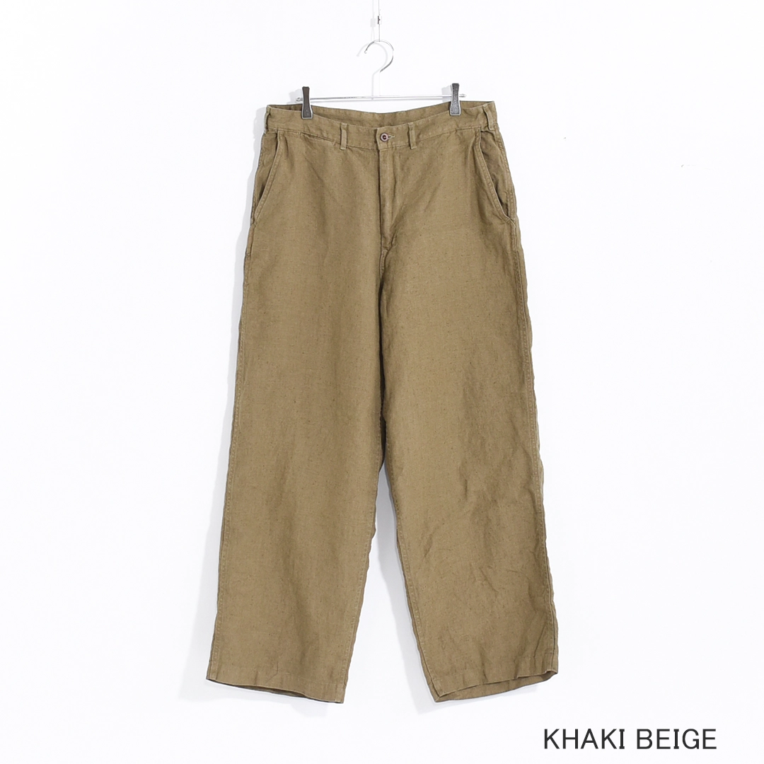 m26a19pt01c]marka(マーカ) 18/- Linen Canvas / U.S.Army Pants