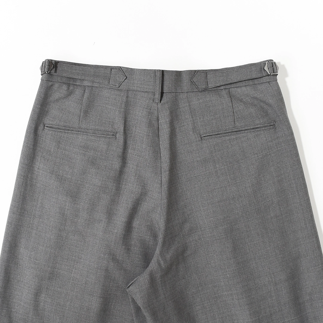 [m26c06pt01c]marka(マーカ) Recycled Polyester Wool Gabardine Double Pleated Baggy Trousers(リサイクルポリエステルウールギャバジン / ダブルプリーテッドバギートラウザーズ)の商品画像