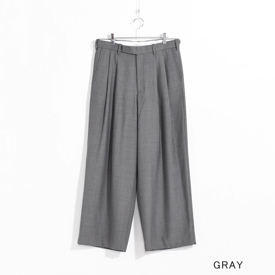 m26c06pt01c]marka(マーカ) Recycled Polyester Wool Gabardine Double